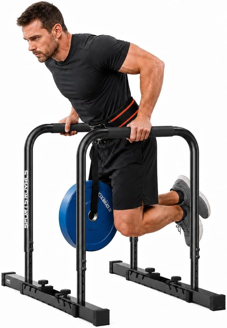 DP2 Heavy-Duty Dip Station, 600 lbs in use