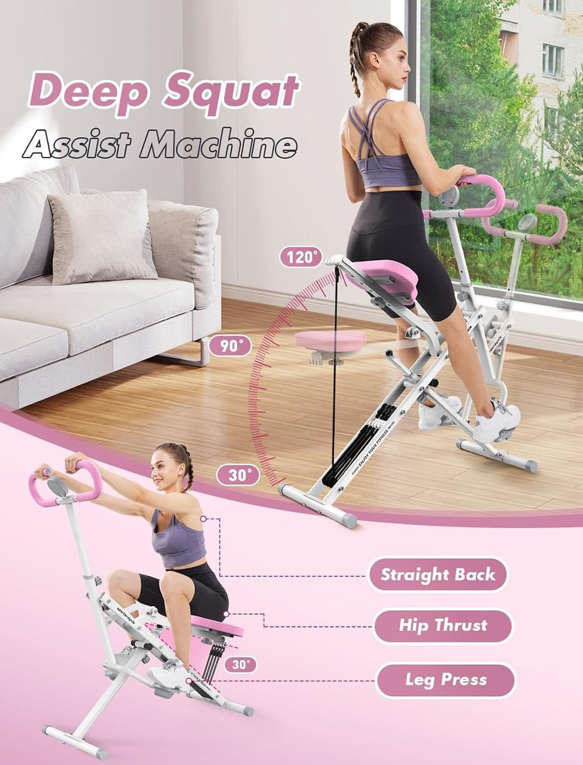 DQ1 Deep Squat Machine, Glute Trainer view 3