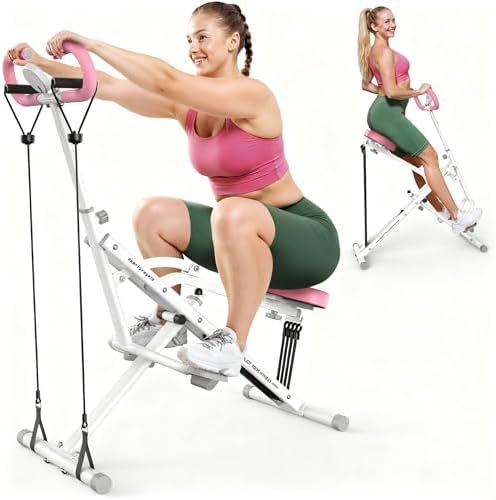 Sportsroyals DQ1 deep squat machine with four resistance bands, foldable