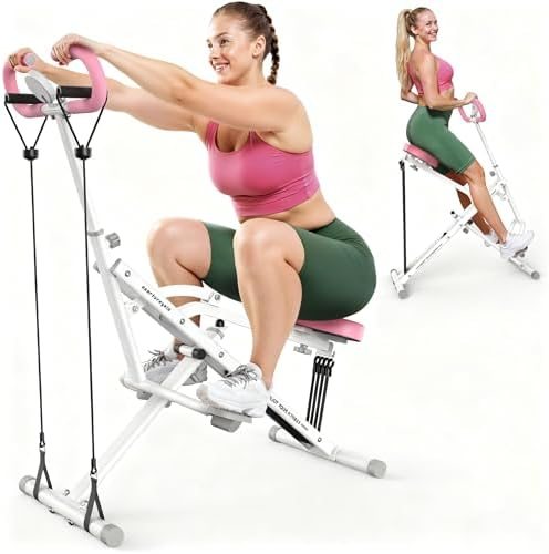 Sportsroyals DQ1 deep squat machine with four resistance bands, foldable