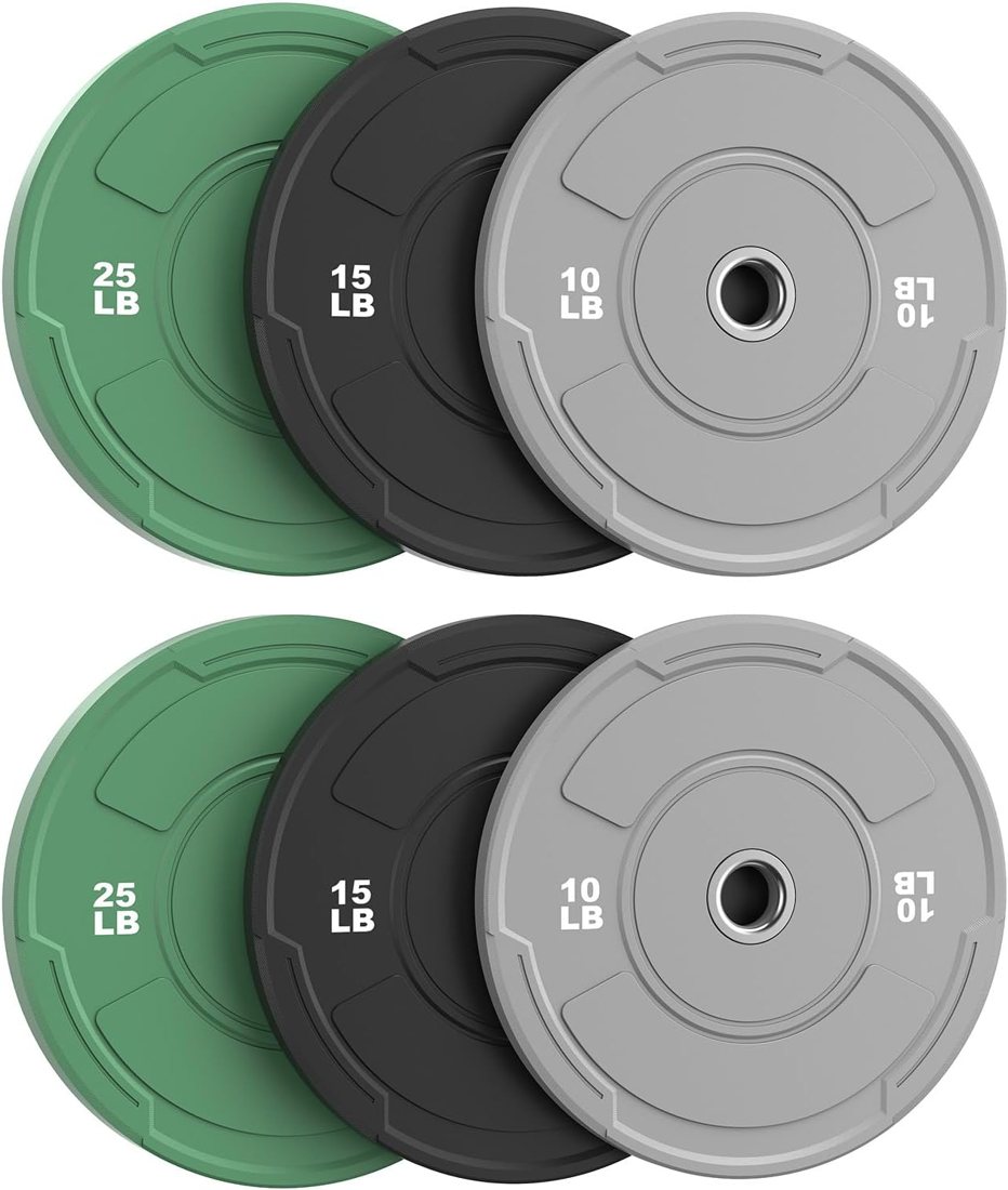 2-Inch Olympic Bumper Plate Sets, 100 to 370 lb in use