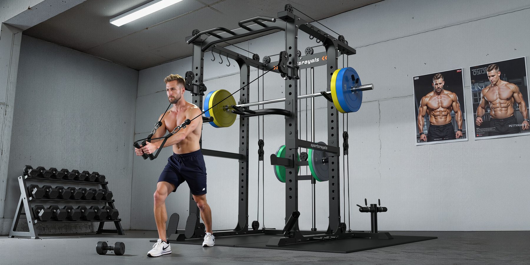 Power Cages & Squat Racks by Sportsroyals