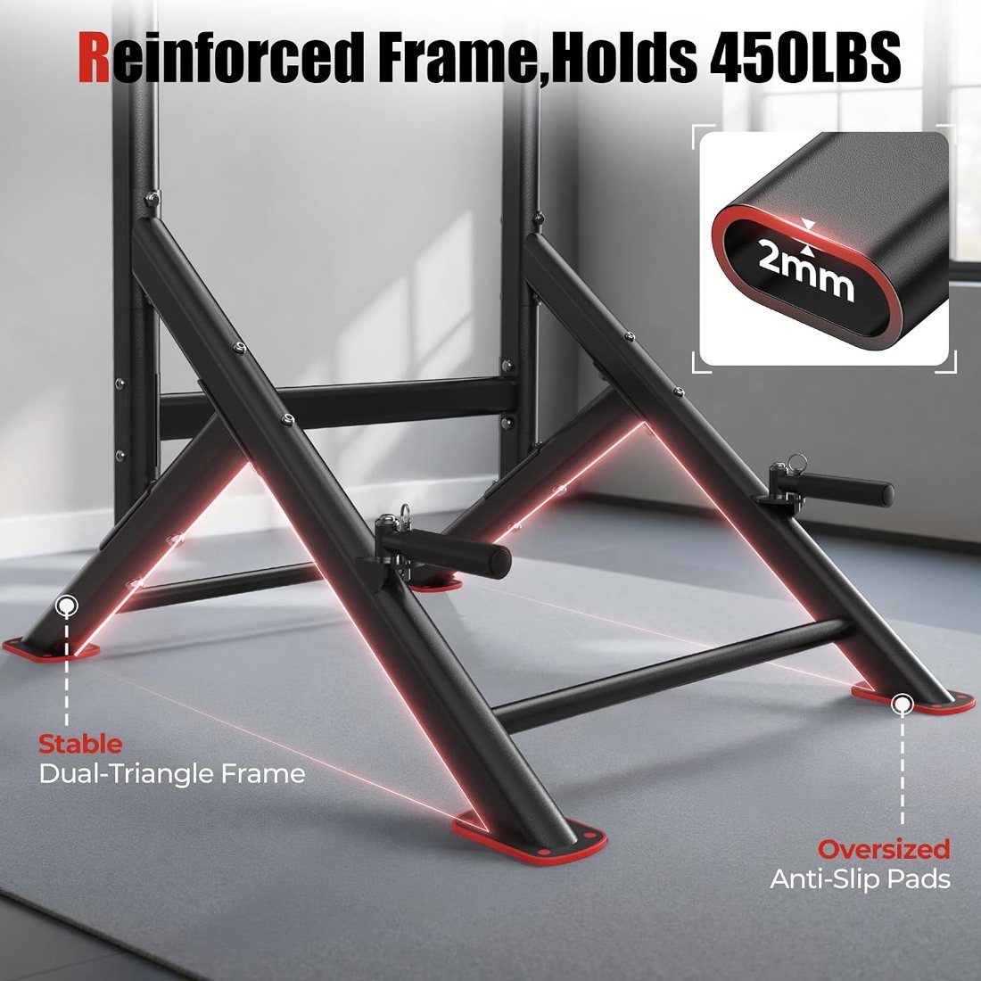 PT2 Multi-Grip A-Frame Power Tower detail 1