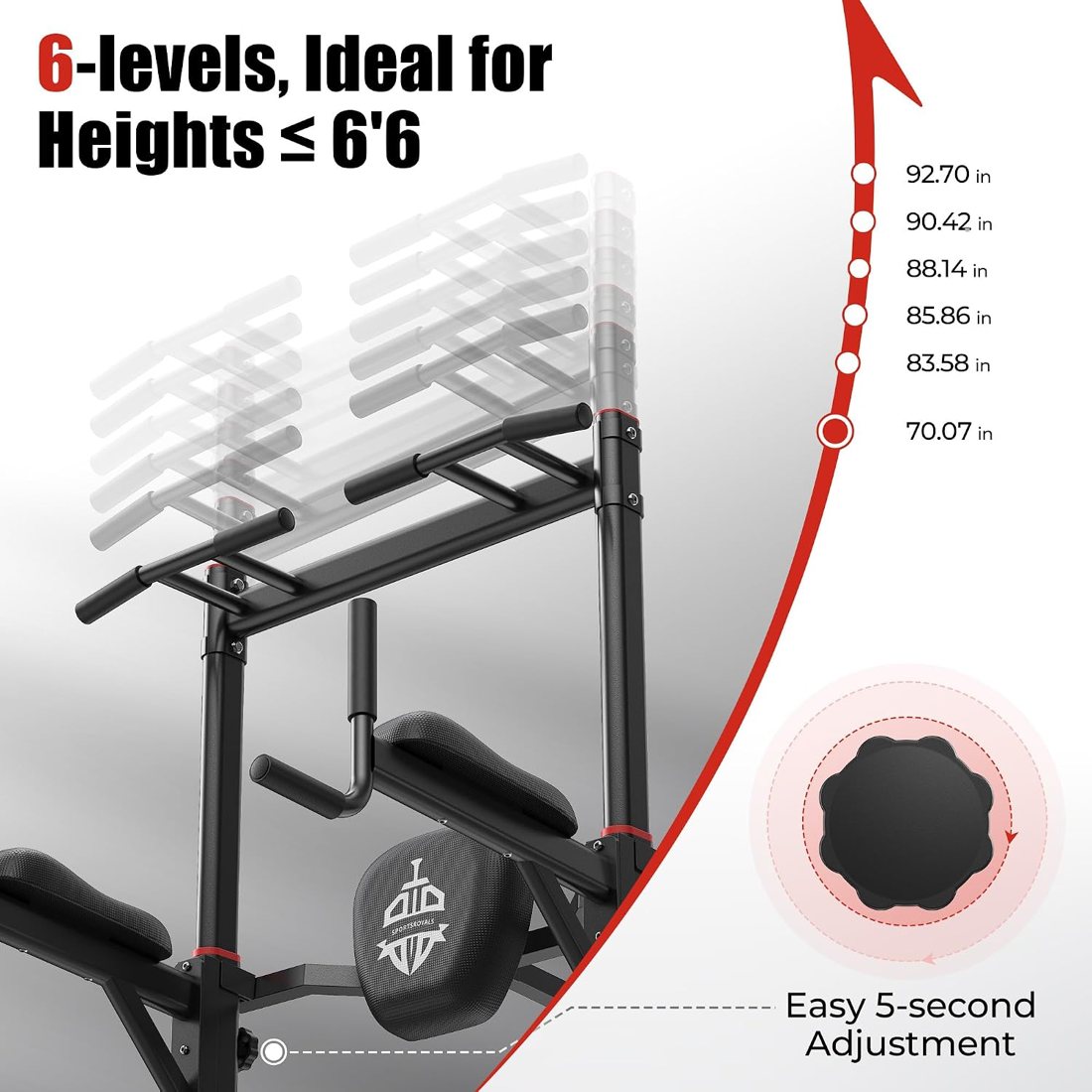 PT2 Multi-Grip A-Frame Power Tower view 5
