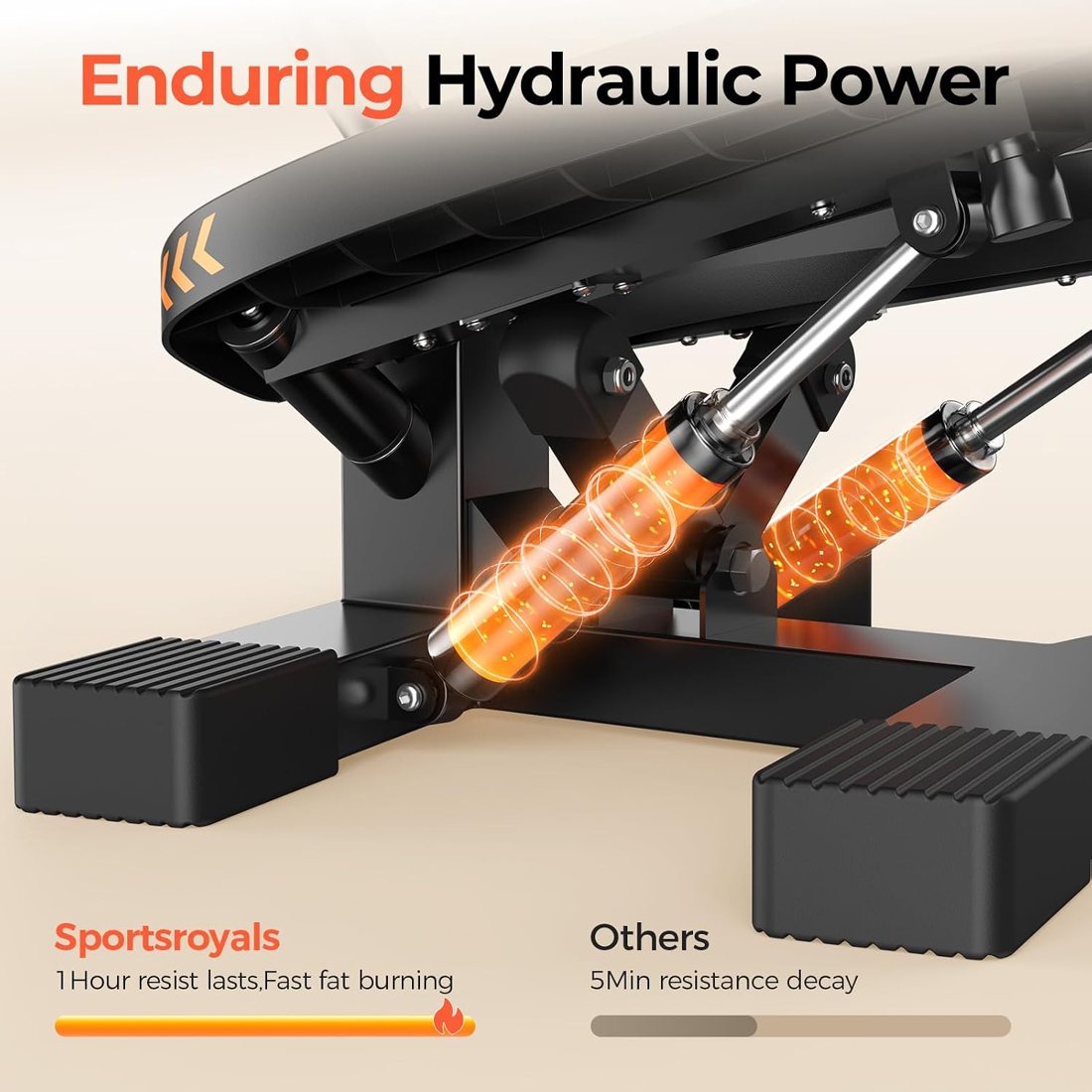 Twist Stair Stepper with U-Shaped Handlebar view 5